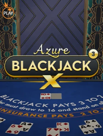 MBET Blackjack X 3 - Azure
