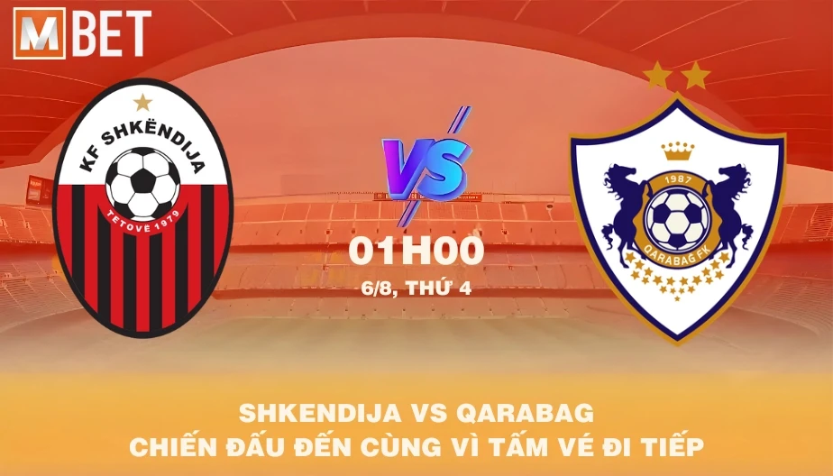 MBET Nhận Định Bóng Đá Shkendija Vs Qarabag 01h00 06/08/2025
