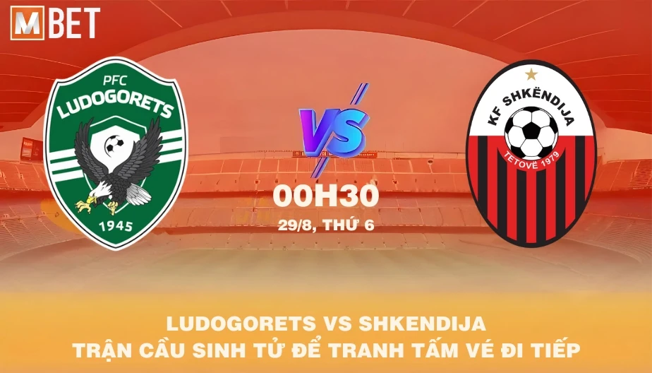 MBET Nhận Định Bóng Đá Ludogorets vs Shkendija 00h30 29/08/2025
